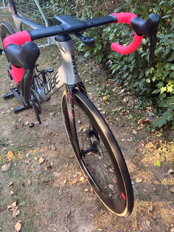 Used CUBE Litening Limited 15/100 Shimano Ultegra Di2 Ceramicspeed 2022 Road & Gravel, Light Gray — image 7 of 12