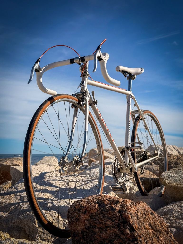 Gebrauchtes Peugeot M Simplex Vintage 1980 Road & Gravel, Hellgrau — Bild 7 von 9