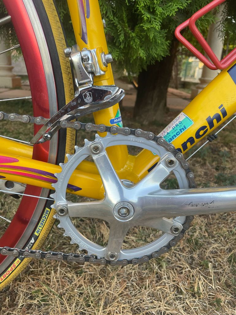 Bianchi Specialissima Campagnolo Chorus 1998 Road & Gravel usato, Arancione — immagine 7 di 25