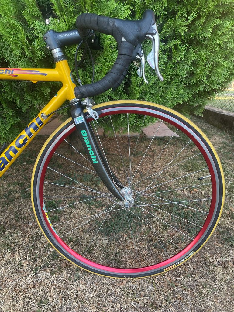 Bianchi Specialissima Campagnolo Chorus 1998 Road & Gravel usato, Arancione — immagine 6 di 25
