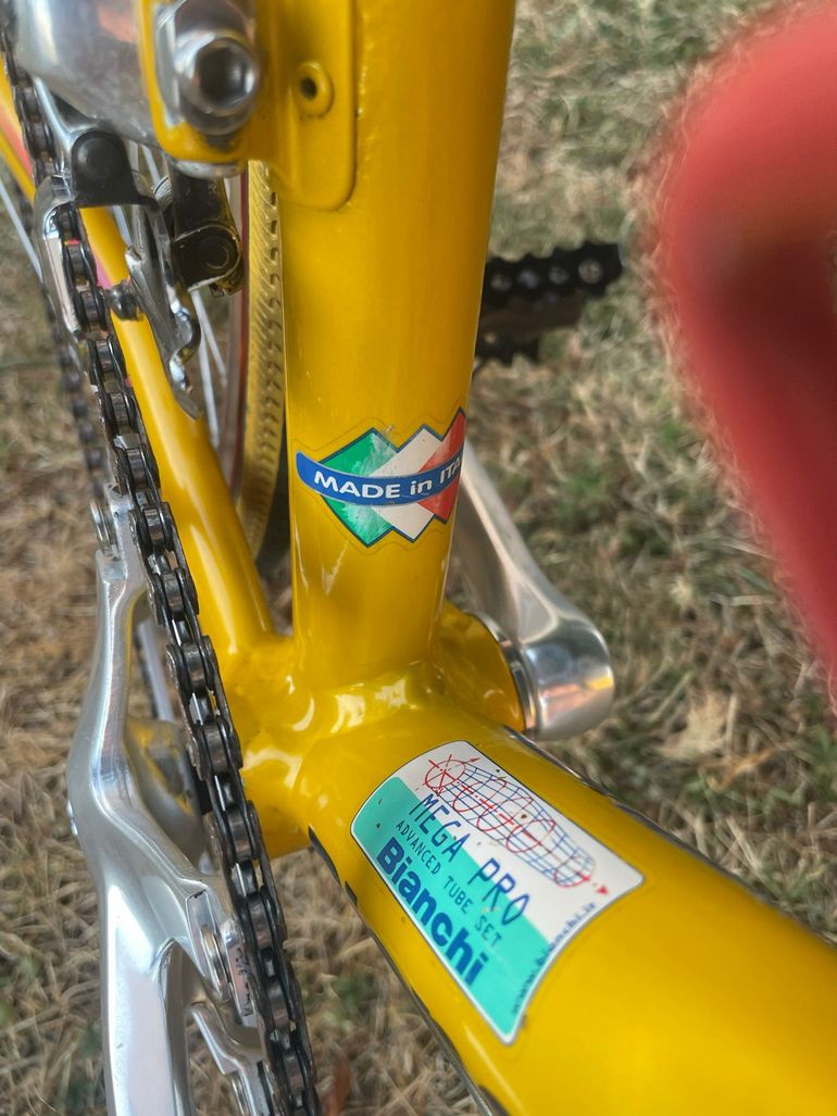 Bianchi Specialissima Campagnolo Chorus 1998 Road & Gravel usato, Arancione — immagine 11 di 25