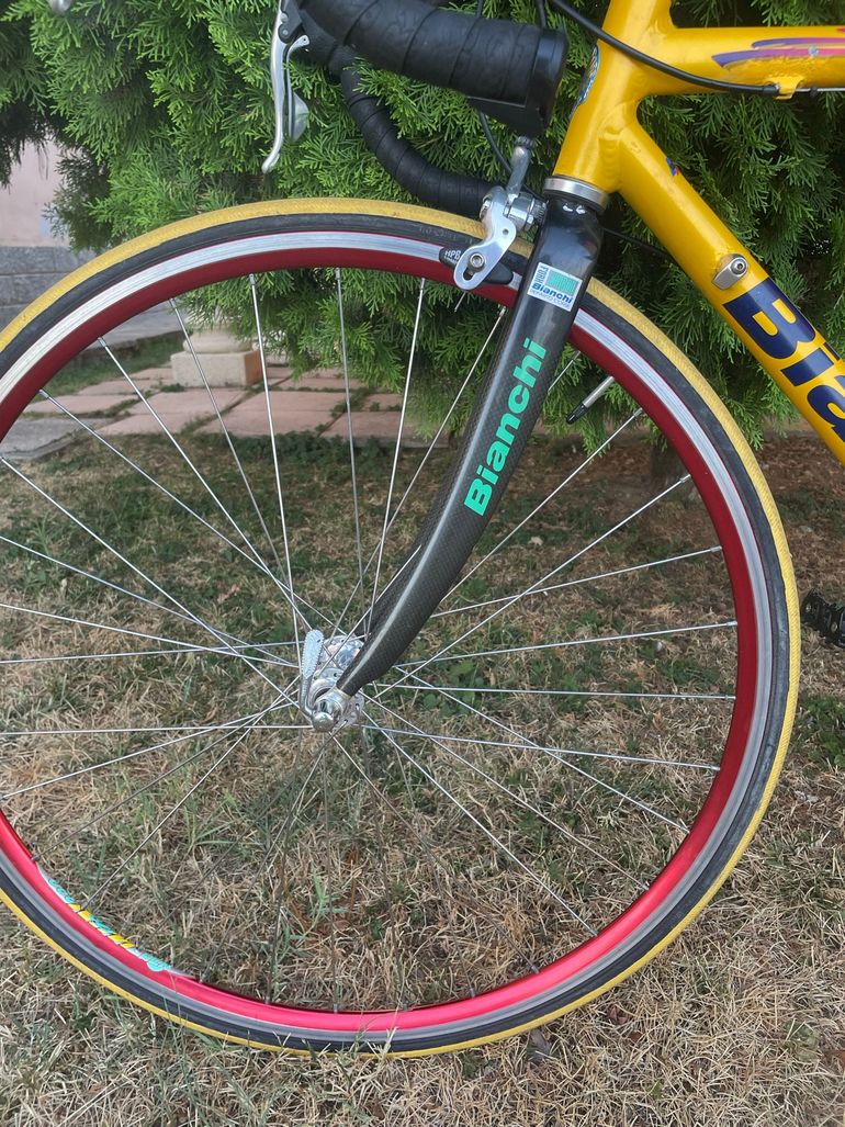 Bianchi Specialissima Campagnolo Chorus 1998 Road & Gravel usato, Arancione — immagine 16 di 25