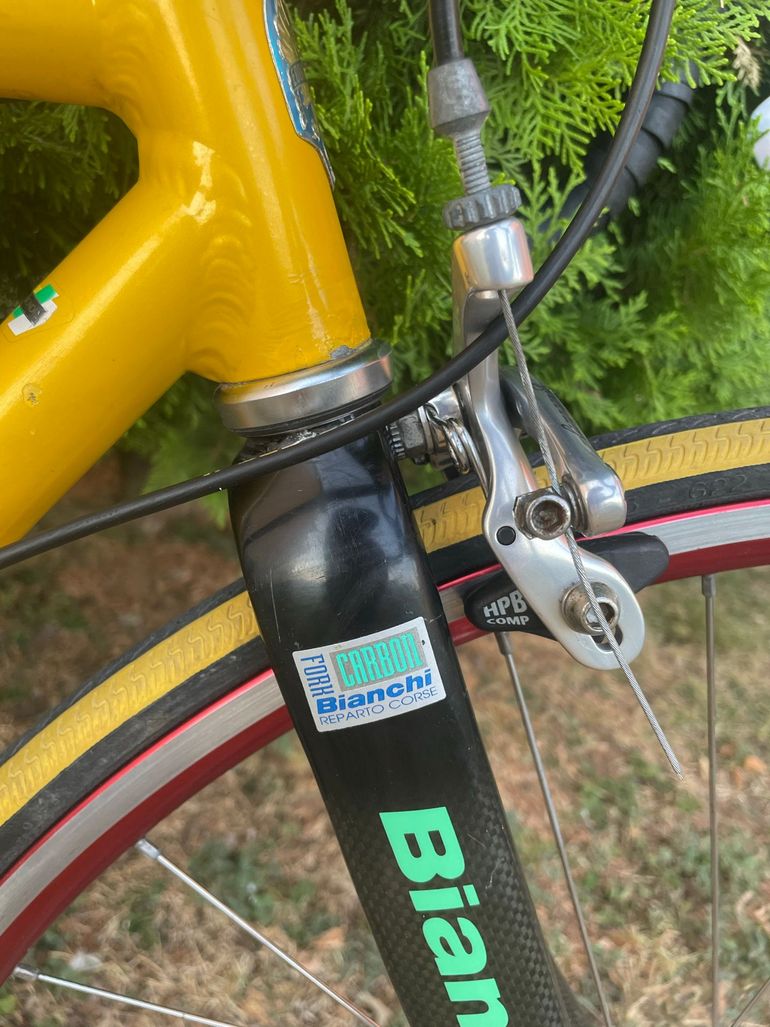 Bianchi Specialissima Campagnolo Chorus 1998 Road & Gravel usato, Arancione — immagine 12 di 25