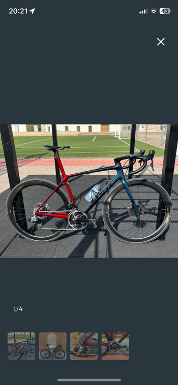 Brugt Giant tcr TCR Advanced 0 2021 Road & Gravel — billede 2 af 5