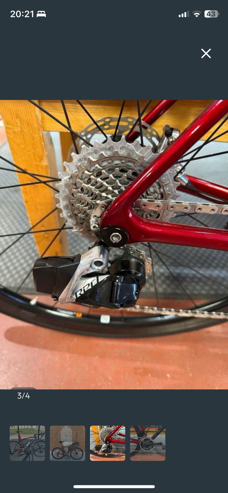 Brugt Giant tcr TCR Advanced 0 2021 Road & Gravel — billede 4 af 5