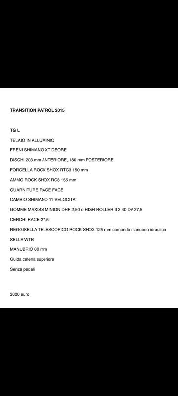 Brugt Transition Patrol 2015 Mountainbike — billede 7 af 7