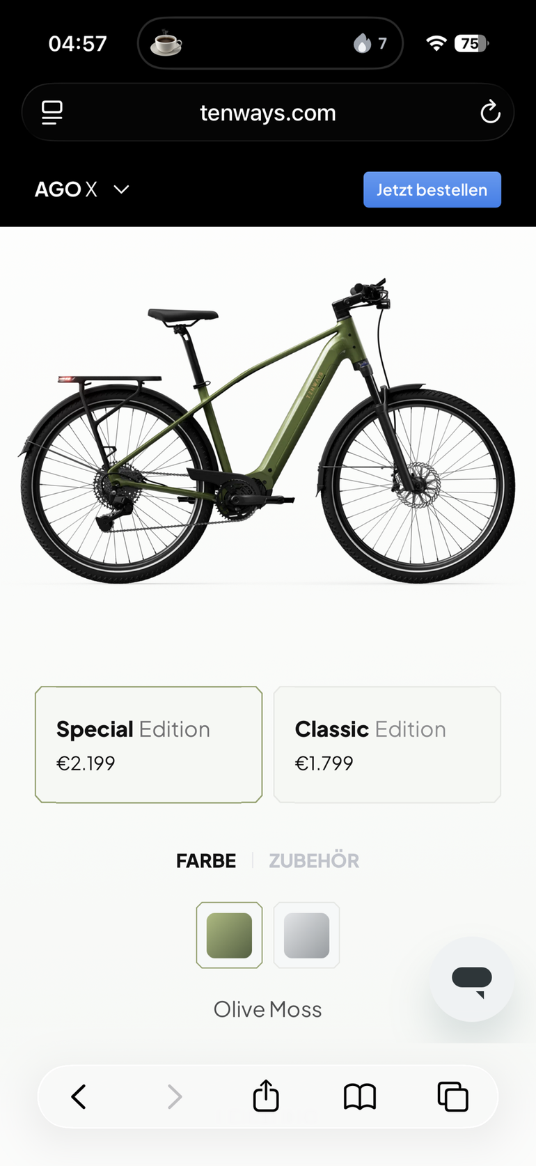 Tenways AGO X Hybrid Trekking 2025