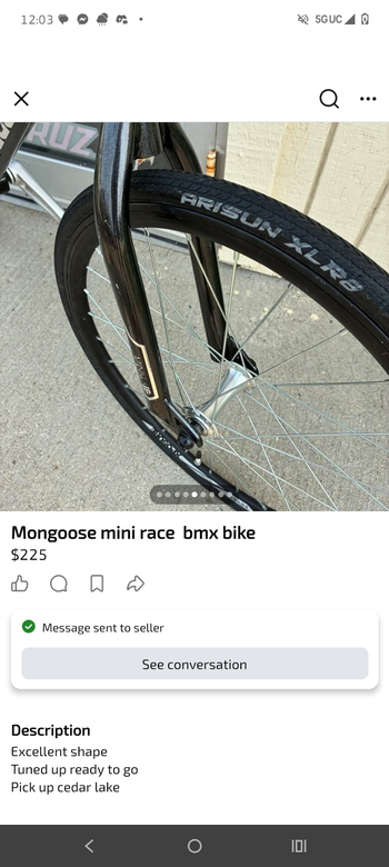 Used Mongoose Title Mini 2024 2024 Youth, Black — image 5 of 9