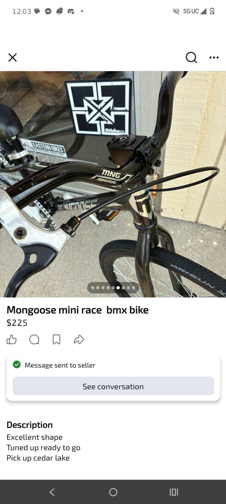 Used Mongoose Title Mini 2024 2024 Youth, Black — image 4 of 9