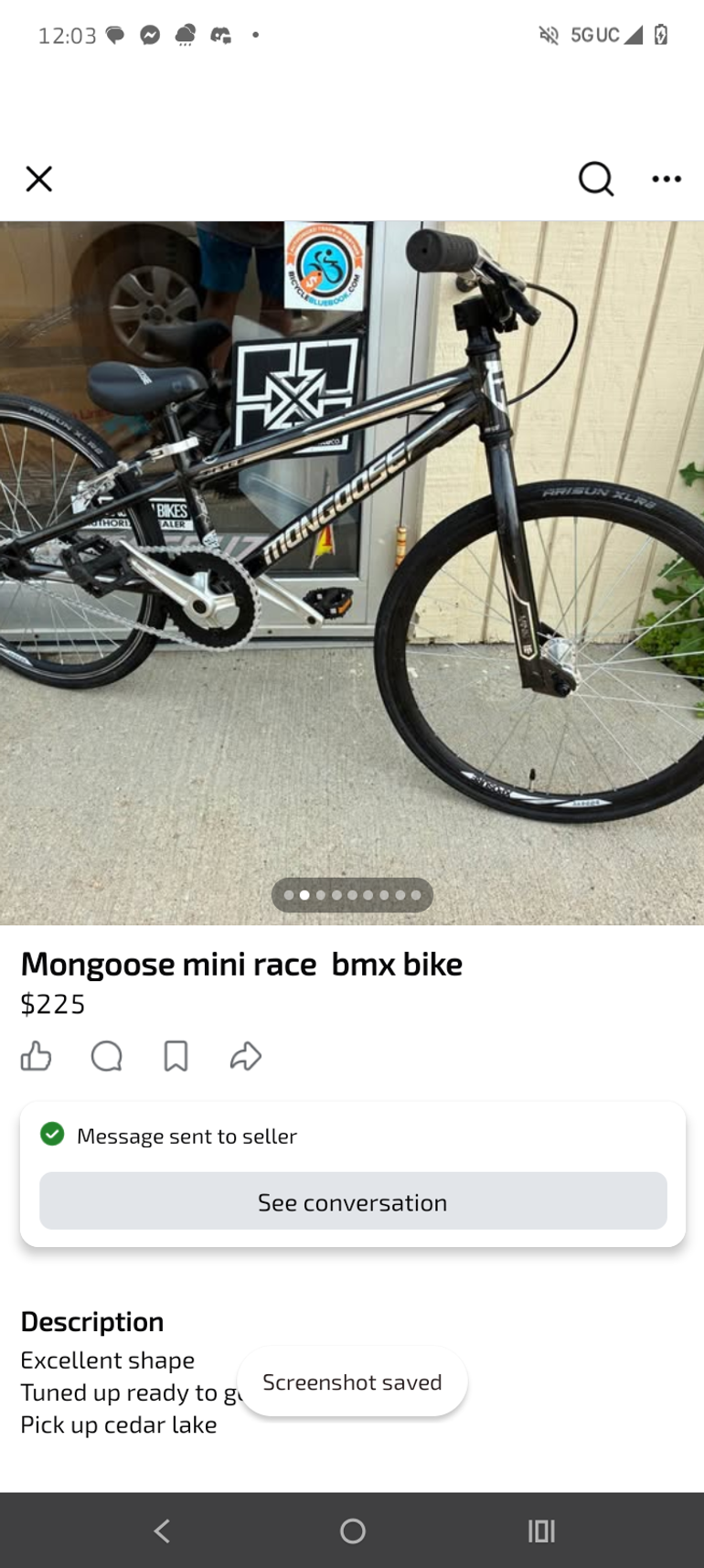 Used Mongoose Title Mini 2024 2024 Youth, Black — image 8 of 9
