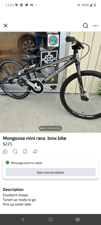 Used Mongoose Title Mini 2024 2024 Youth, Black — image 9 of 9