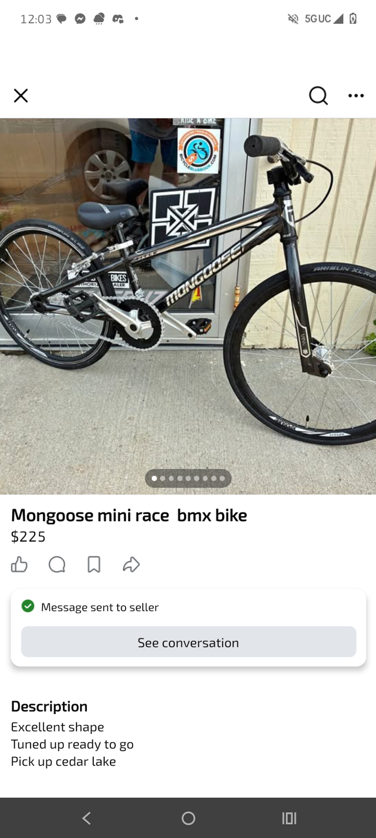 Used Mongoose Title Mini 2024 2024 Youth, Black — image 9 of 9