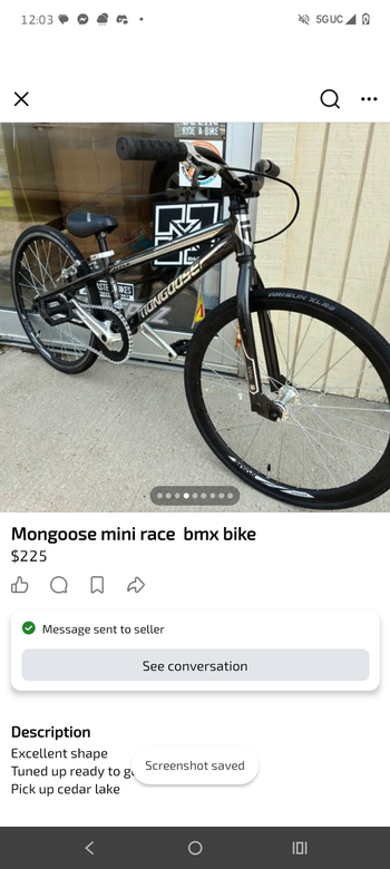 Used Mongoose Title Mini 2024 2024 Youth, Black — image 1 of 9
