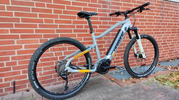 Used Haibike Hardseven Shimano Deore XT 2022 Mountainbike, Light Gray, 27.5 (650B) — image 4 of 9