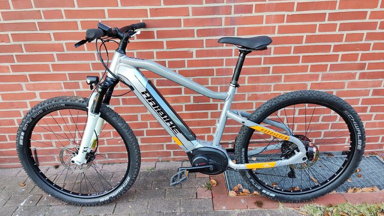 Used Haibike Hardseven Shimano Deore XT 2022 Mountainbike, Light Gray, 27.5 (650B) — image 5 of 9