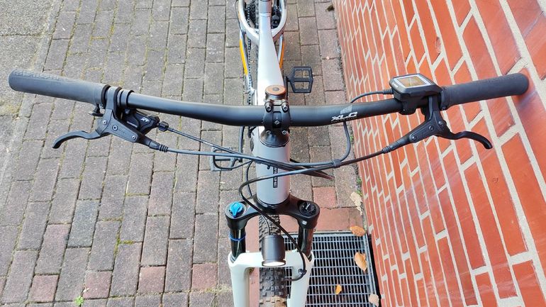 Used Haibike Hardseven Shimano Deore XT 2022 Mountainbike, Light Gray, 27.5 (650B) — image 8 of 9