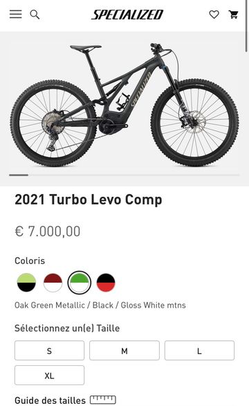 Specialized Turbo Levo Comp 2020 2020 MTB d'occasion