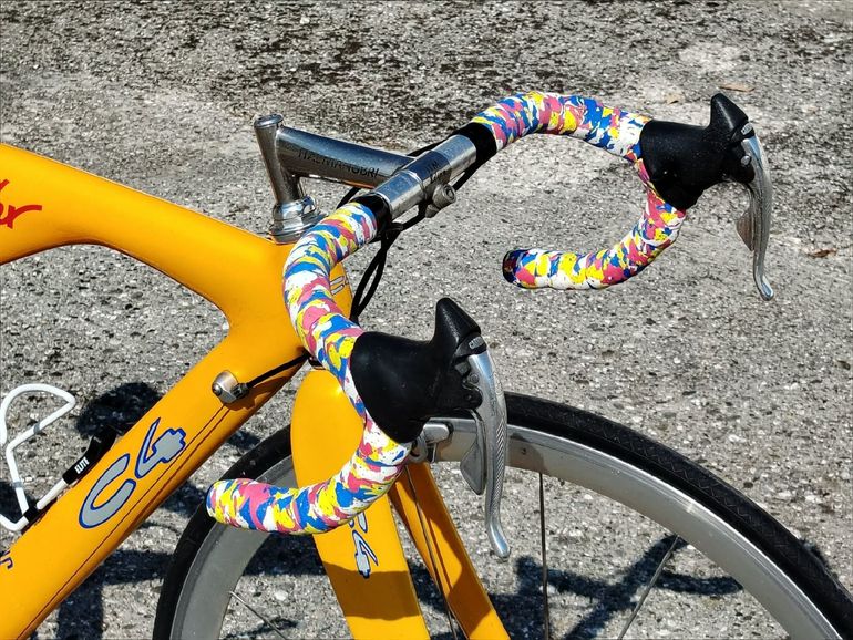 Used C4 Custom Campagnolo Record 1994 Road & Gravel, Orange — image 4 of 10