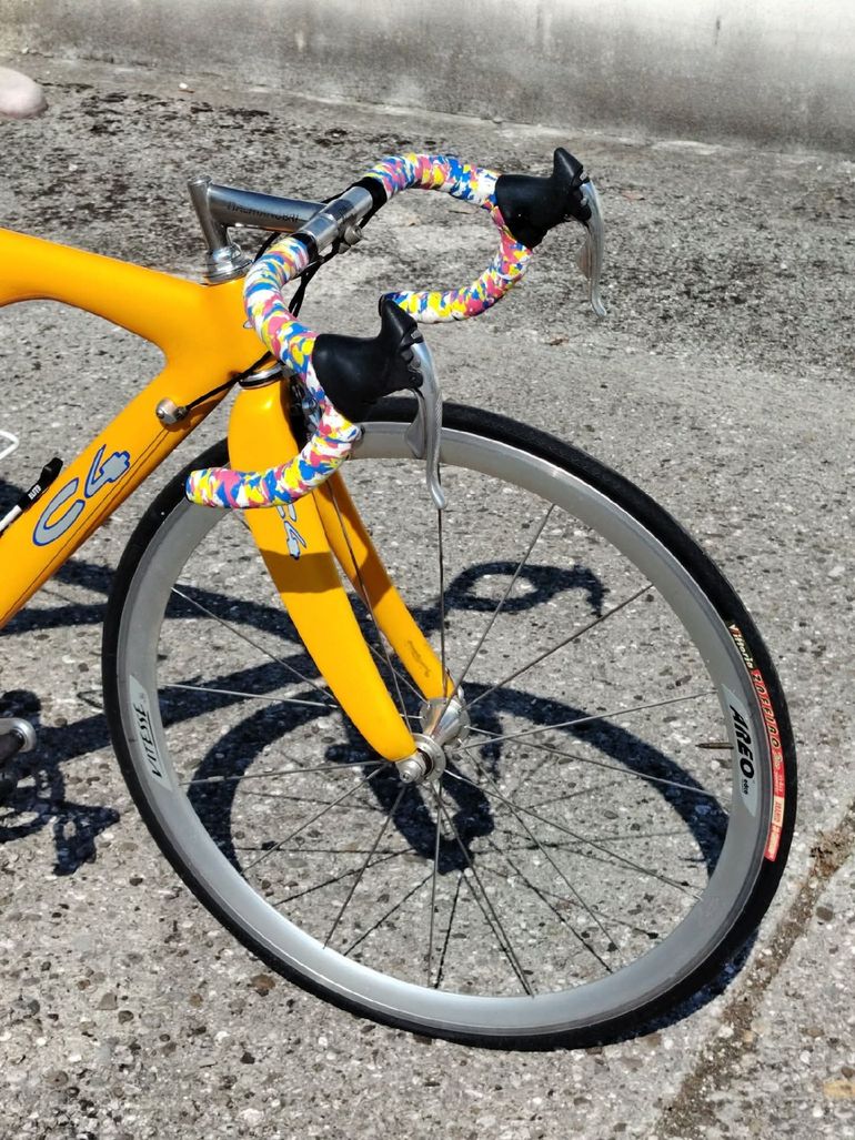 Used C4 Custom Campagnolo Record 1994 Road & Gravel, Orange — image 3 of 10