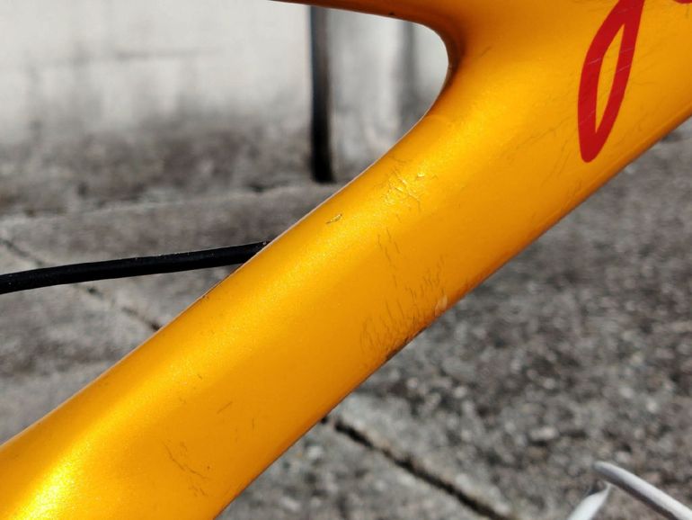 Used C4 Custom Campagnolo Record 1994 Road & Gravel, Orange — image 7 of 10