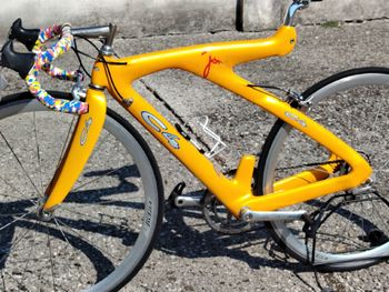 Used C4 Custom Campagnolo Record 1994 Road & Gravel, Orange — image 9 of 10