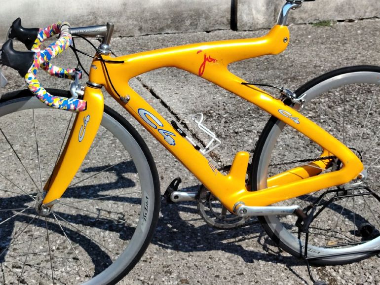 Used C4 Custom Campagnolo Record 1994 Road & Gravel, Orange — image 9 of 10