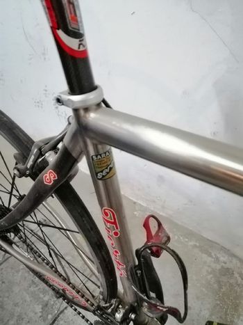 Used Serotta Custom Campagnolo Record 2003 Road & Gravel, Light Gray — image 6 of 7