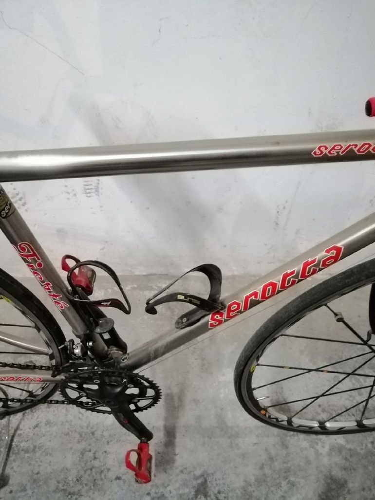 Used Serotta Custom Campagnolo Record 2003 Road & Gravel, Light Gray — image 3 of 7