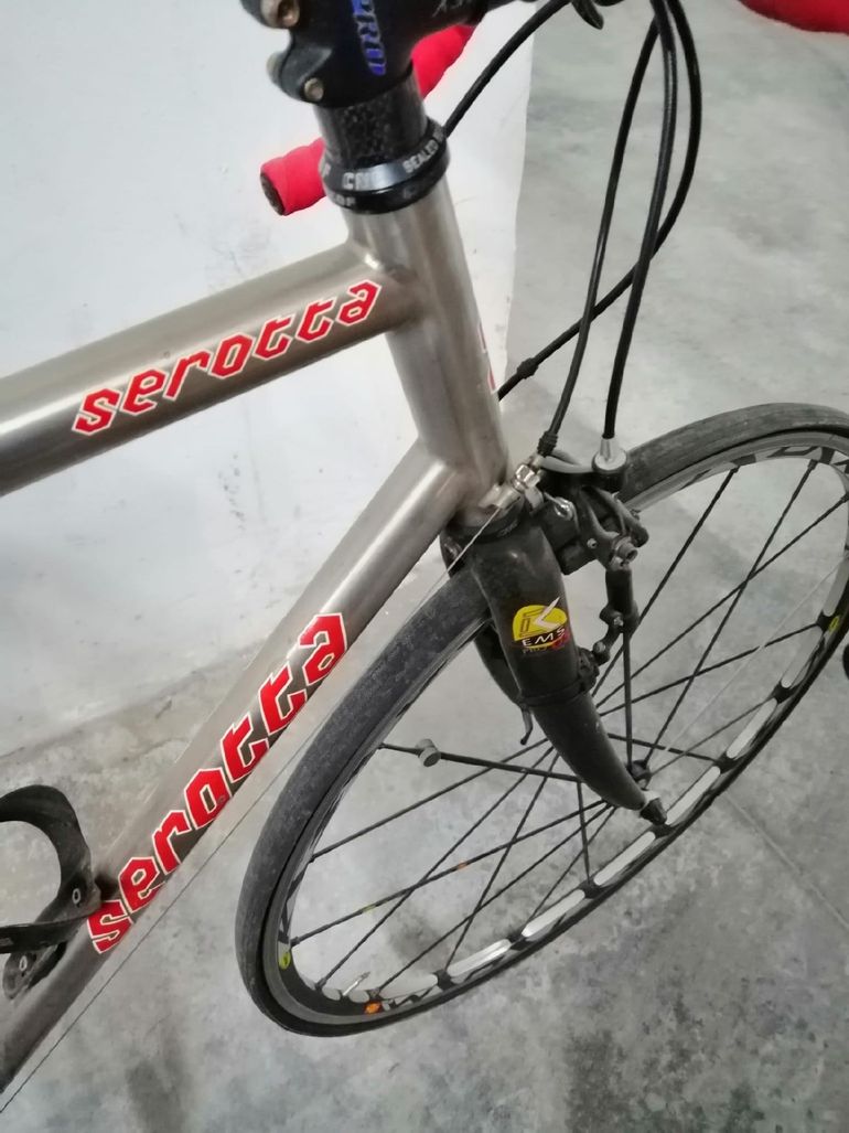 Used Serotta Custom Campagnolo Record 2003 Road & Gravel, Light Gray — image 5 of 7