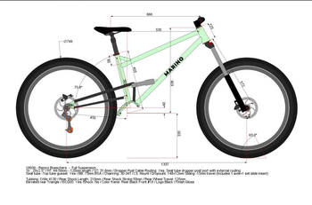 Käytetty marino Custom Trail Pinion Frameset 29" 2026 Mountainbike — kuva 5 / 5