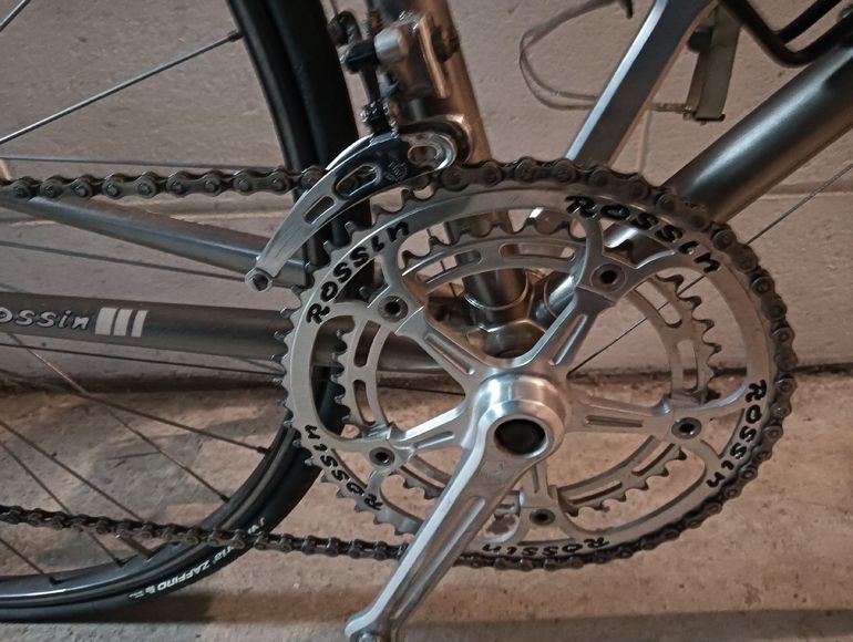 Used Rossin Custom Campagnolo Super Record 1984 Road & Gravel, Light Gray — image 3 of 7