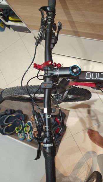 ROCKRIDER Full suspension Shimano Deore XT 2020 Mountainbike de segunda mano, Rojo — imagen 3 de 10