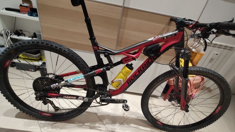 ROCKRIDER Full suspension Shimano Deore XT 2020 Mountainbike de segunda mano, Rojo — imagen 10 de 10
