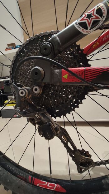 ROCKRIDER Full suspension Shimano Deore XT 2020 Mountainbike de segunda mano, Rojo — imagen 8 de 10