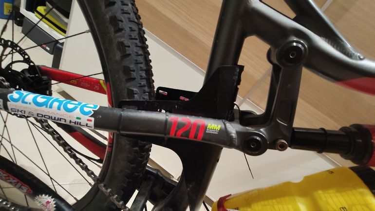 ROCKRIDER Full suspension Shimano Deore XT 2020 Mountainbike de segunda mano, Rojo — imagen 6 de 10