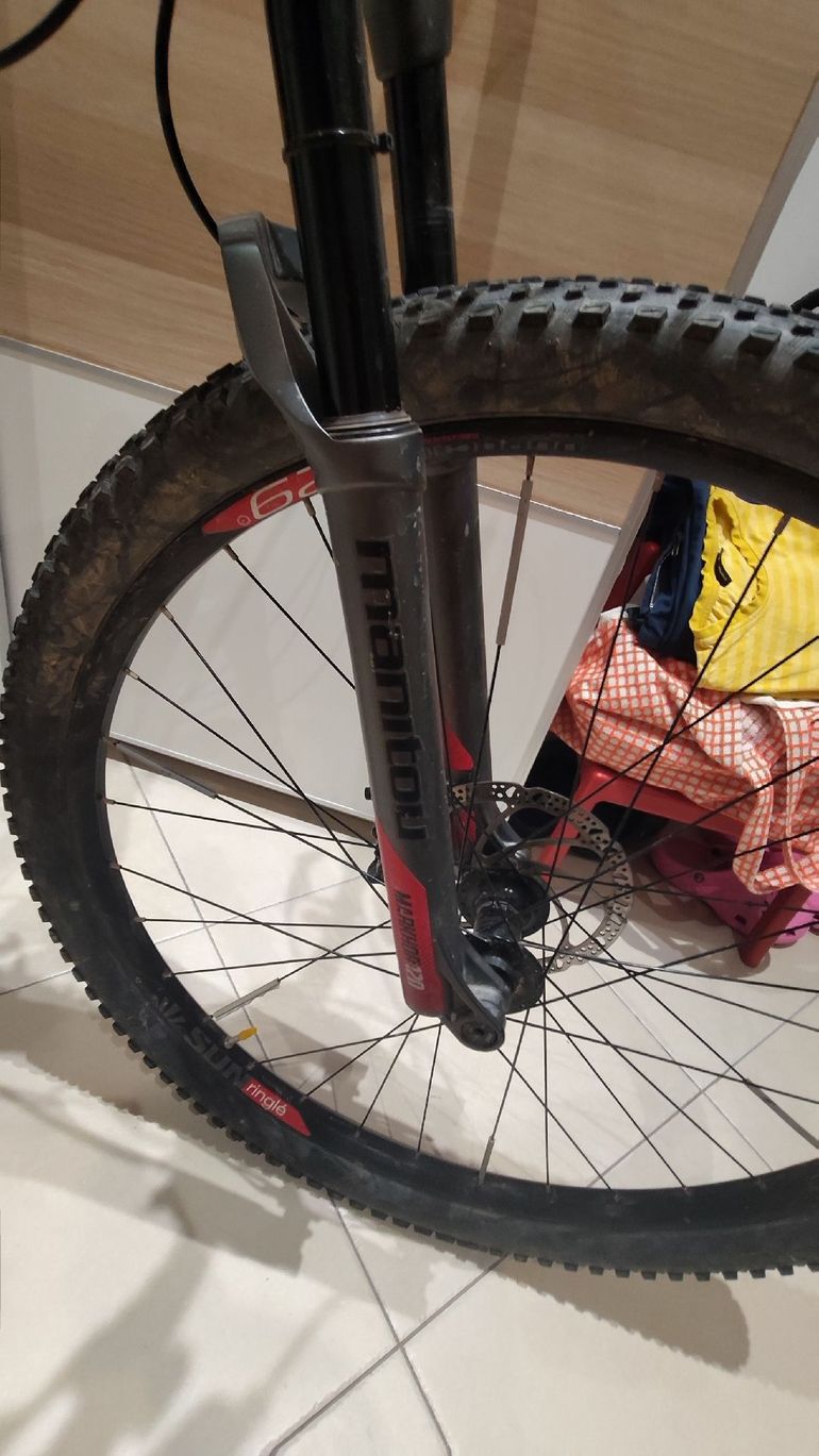 ROCKRIDER Full suspension Shimano Deore XT 2020 Mountainbike de segunda mano, Rojo — imagen 4 de 10