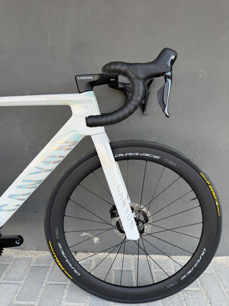 Used Canyon Aeroad CFR Tensor 2025 2025 Road & Gravel, White — image 3 of 10