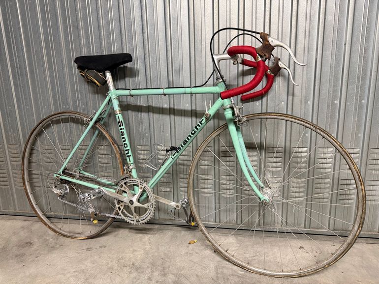 Used Bianchi Rekord Campagnolo Veloce 1978 Road & Gravel, Green — image 2 of 11