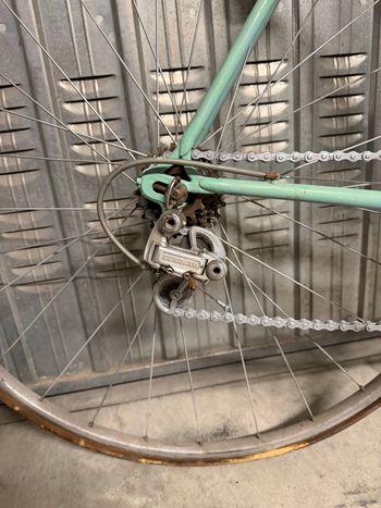Used Bianchi Rekord Campagnolo Veloce 1978 Road & Gravel, Green — image 7 of 11