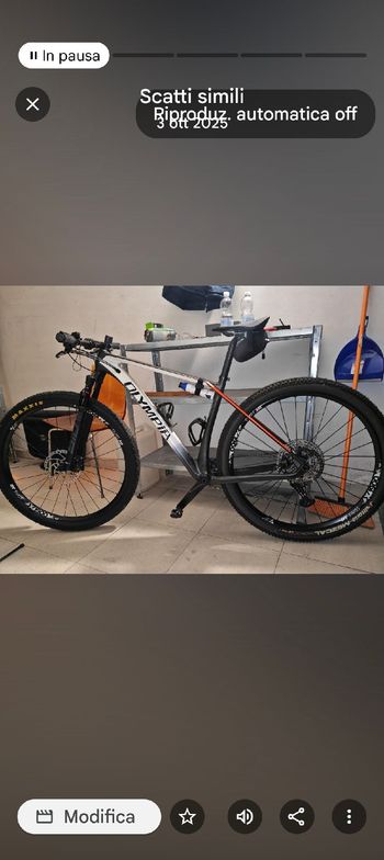 Used Olimpia Custom Shimano Deore XT 2022 Mountainbike, White — image 3 of 8