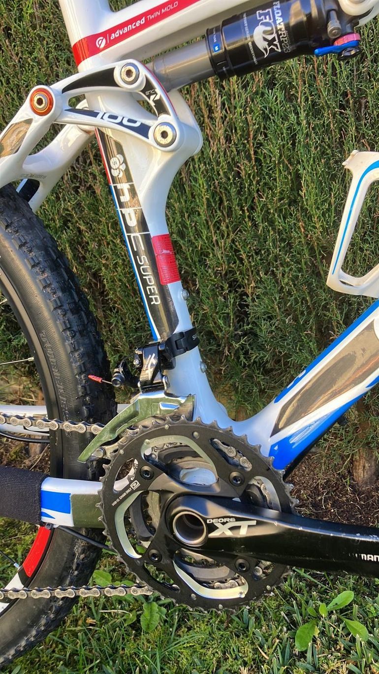 Tweedehands CUBE AMS 100 Super HPC RACE Carbono - Shimano XT 2012 Mountainbike — afbeelding 8 van 8