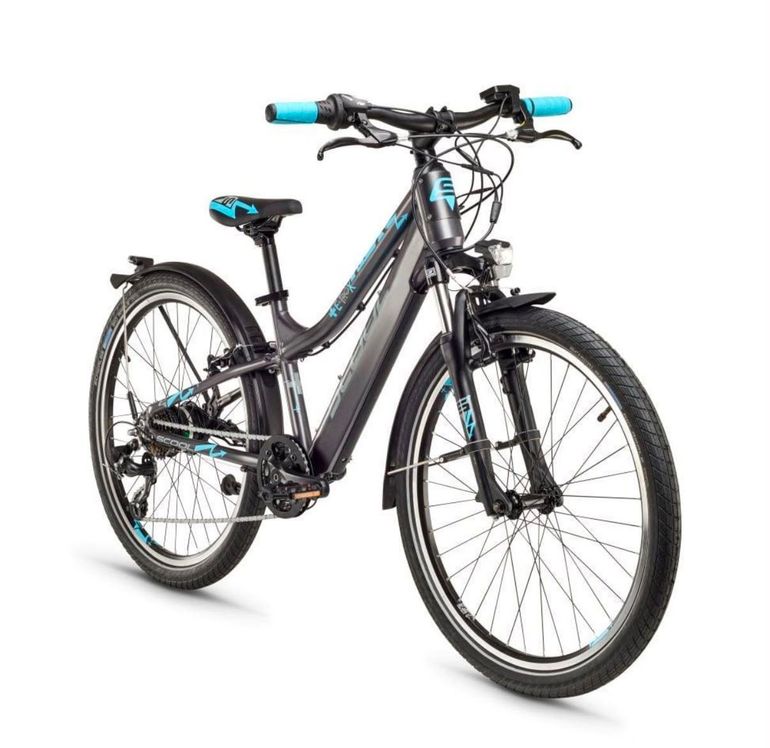 S'COOL Kinder Ebike. E-troX 26-7S 2022 Youth usato, Blu — immagine 2 di 3