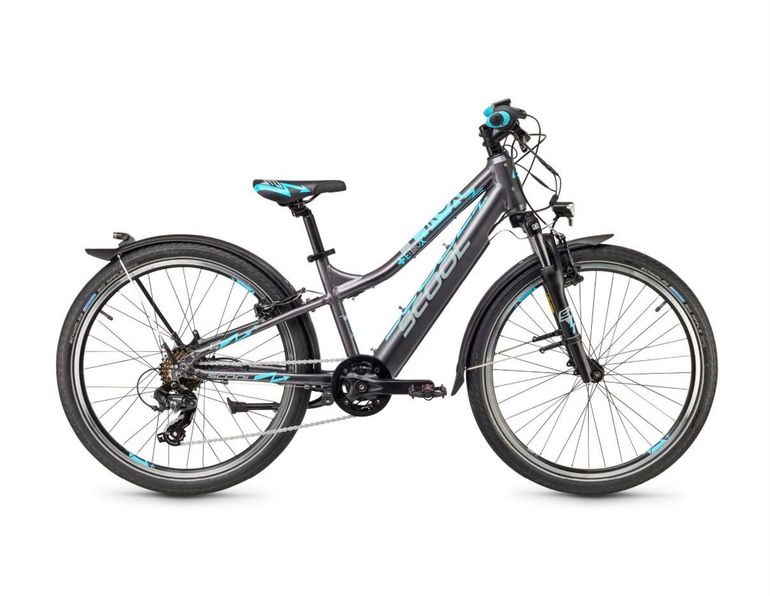 S'COOL Kinder Ebike. E-troX 26-7S 2022 Youth usato, Blu — immagine 3 di 3
