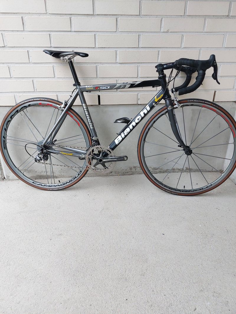 Biachi EV4 Hyperalloy Custom Campagnolo Record 2002 2002 Road & Gravel usato