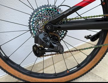 Gebrauchtes Trek Top fuel SRAM XX1 Eagle AXS 2019 Mountainbike, Rot — Bild 8 von 11