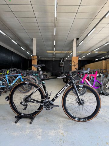 Tweedehands Specialized S-Works Tarmac SL7 ETap Red LTD Bora Hansgrohe 2021 2021 Road & Gravel