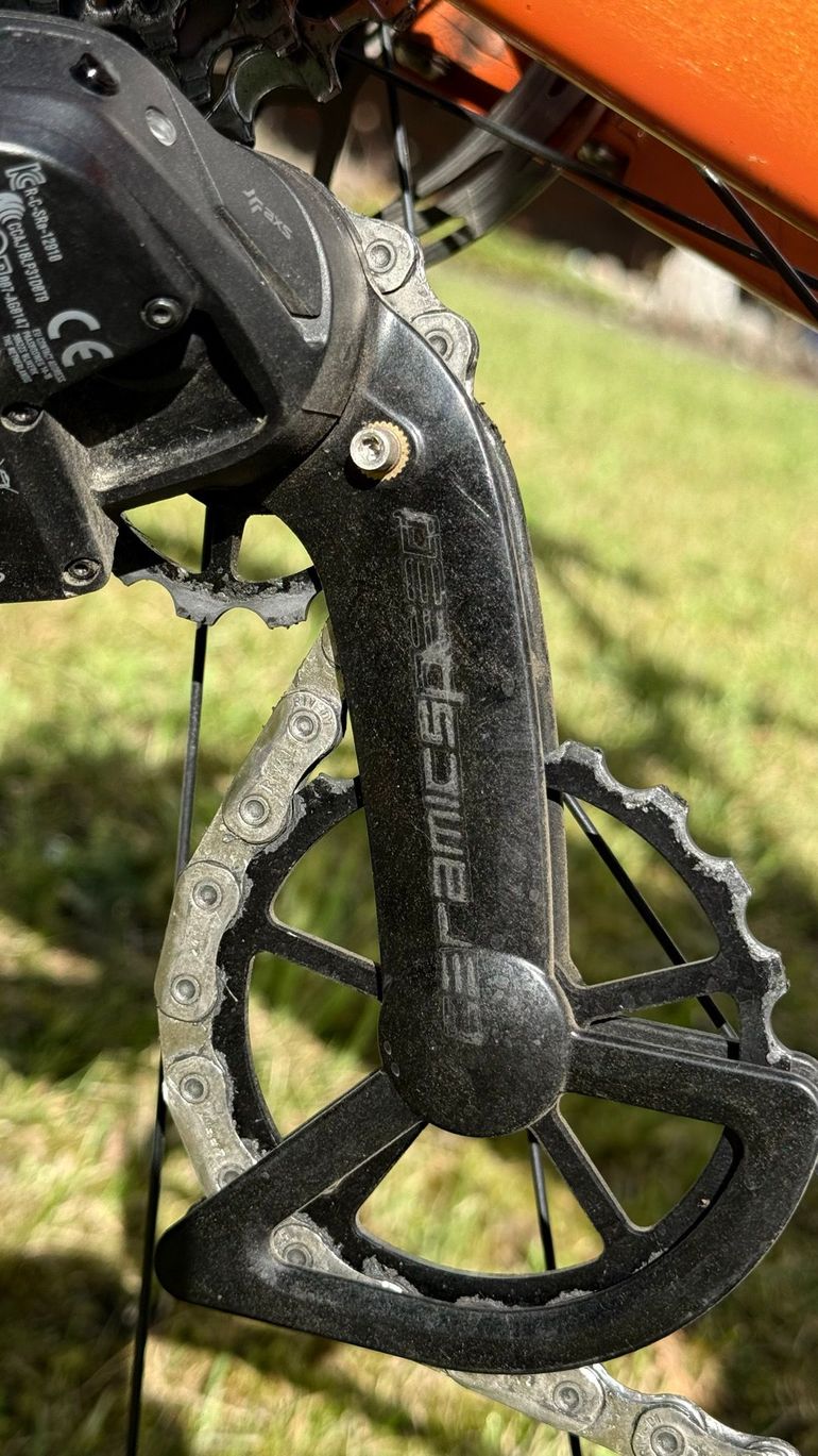 Used Orbea Orca SRAM Rival eTap AXS 2024 Road & Gravel, Orange — image 3 of 9