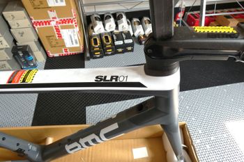 Used BMC TEAMMACHINE SLR 01 MODULE 2019 Frameset 2019 Road & Gravel, Light Gray — image 5 of 25