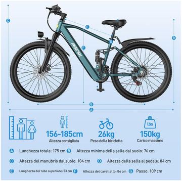 Used aairsk Gt900 Blu 2026 Mountainbike, Blue — image 6 of 12