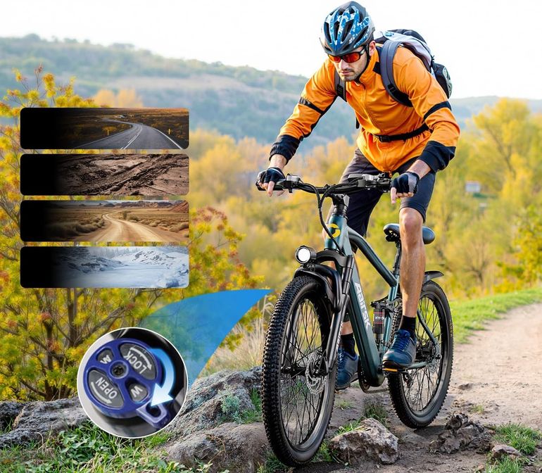 aairsk Gt900 Blu 2026 Mountainbike d'occasion — image 11 sur 12